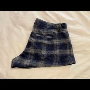 NWT Abercrombie & Fitch Plaid Shorts Size 6
